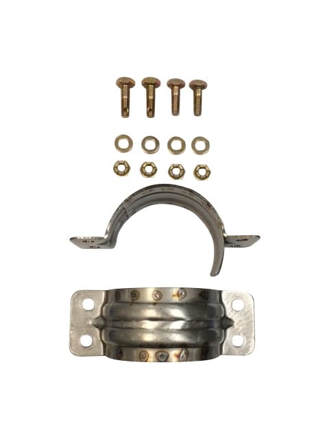 NEW PMA BEECHCRAFT EXHAUST CLAMP SET W/HARDWARE 2.5″